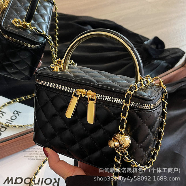 Mobile Phone Bag Korean Style Fashion Niche Single Shoulder Crossbody Bag for Women 2026 Spring New Chain Trendy Travel Small Square Bag