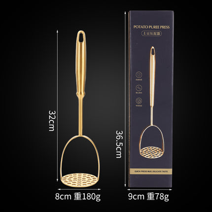 Stainless steel sweet potato masher household potato press kitchen tool manual multi-function masher potato press