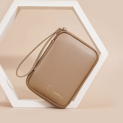 New Baellerry Women's Passport Bag Fashionable Simple Multi-Functional Zipper Coin Purse Storage Mobile Phone Bag for Women