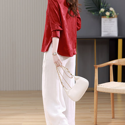 New Chinese style suit women's spring and autumn 2024 new mother with a set of beautiful fashion casual two-piece set