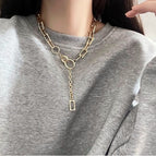 Personalized gold necklace