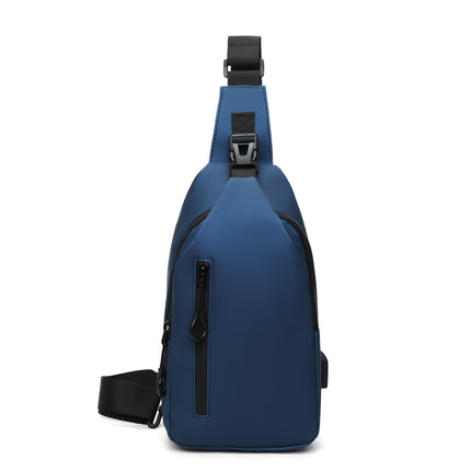 Chest Bag Men's Shoulder Crossbody Bag Simple Casual Trendy Multi-function Shoulder Bag Men's Bag Small Backpack Fashionable Chest Bag