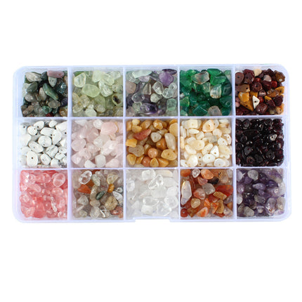 TEMU Amazon Hot Sale 15 Pig Natural Gravel Boxed Irregular DIY Jewelry Accessories suit Jewelry Accessories