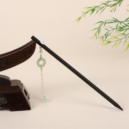 New Year Red Festive Chinese Style Hairpin Palace Style Tassel Walking Hair Hairpin Retro Hanfu Ancient Dress Cheongsam Hair Accessories Women