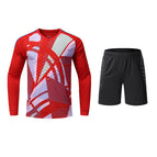 Red top + black shorts / 20 yards
