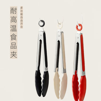 black silicone clip / pince silicone noire