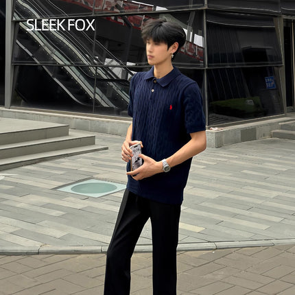 2025 New Spring and Autumn Men's Business Formal Trousers, Extended Version, Versatile Loose Fit, Slightly Flared Cleanfit Trousers