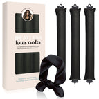 Color box of 3 pieces - black (including silk scarf)