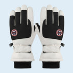 Hx518 ski side round mark women's white + black / One size fits all