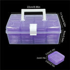 32-compartment suitcase [purple inner box] / Standard