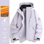 Same style for men and women - white vine purple [single flush/spring and autumn style] / 3XL