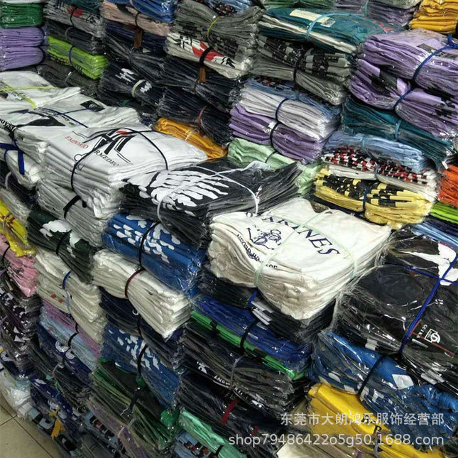 Foreign trade 1 yuan 2 yuan 3 yuan cheap export Southeast Yala America Men T-shirt Men's factory wholesale