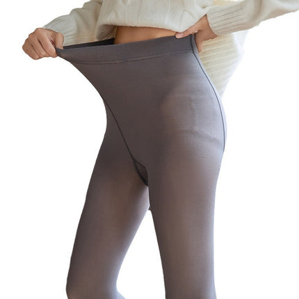 Source: New Flight Attendant Gray Translucent Leggings for Women, Fake Translucent, Fleece-Lined, Thickeneded, Autumn and Winter Warm Outer Pantyhose for Delivery