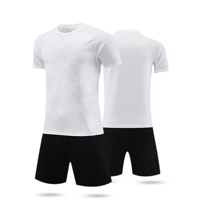 Football Uniform Suit Customized Light Version Adult and Children's Game Training Uniform Summer Breathable Sweat-Absorbent Jersey Drop Shipping