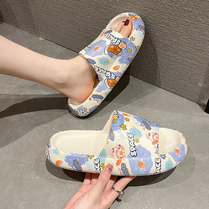 Southeast Asia Cross-Border Special Supply Side Bear Slippers for Women Summer Home Bathroom Non-Slip Slippers for Couples Slippers for Women