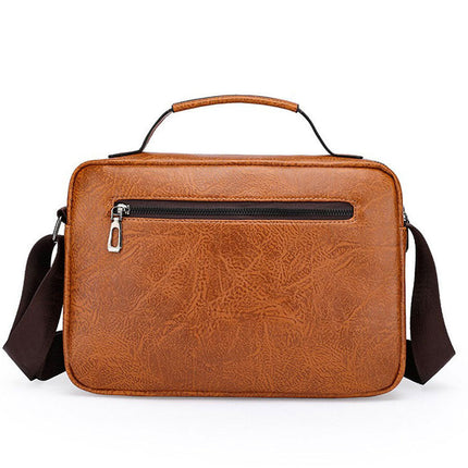 Men's Shoulder Bag Portable Foreign Trade 2025 New Fashionable Crossbody Bag Casual Outdoor Southeast Asian Cross-border Shoulder Bag Men's Bag