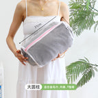 Pink thick cylindrical bag 22*33cm