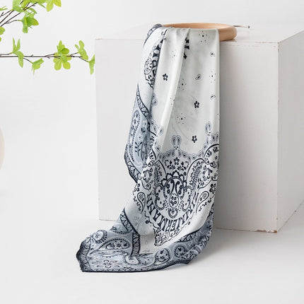 86cm Silk Scarf Mulberry Silk Scarf Square Scarf Summer High-End Scarf Wedding Souvenir for Mom