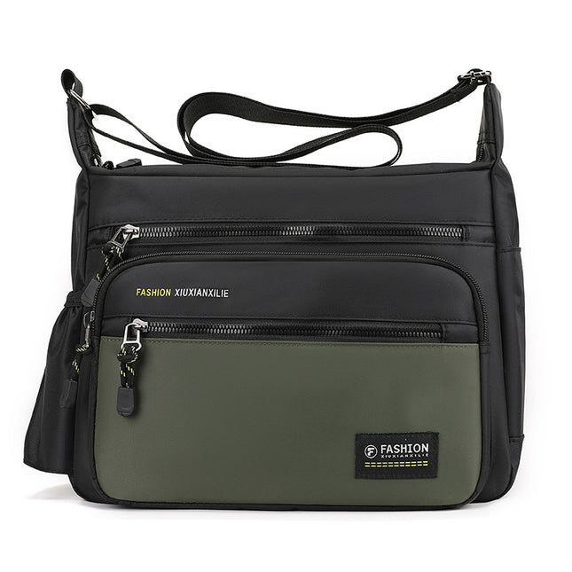 Men's Bag Crossbody Bag High-end Sense Large Bag Business Commuter Shoulder Bag All-match Large Capacity Men's Casual Bag Stall Bag