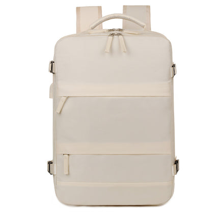 Multi-layer storage backpack dry and wet separation with shoe warehouse outdoor travel backpack USB interface business computer bag