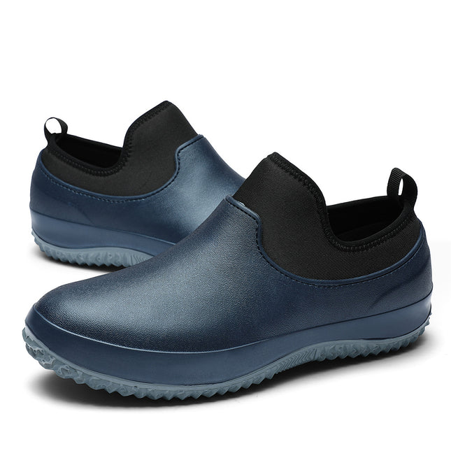 2025 New Summer Cross-Border Eva Water Shoes for Men and Women Catering Car Wash Low-Top Work Shoes Export Large Size Kitchen Shoes