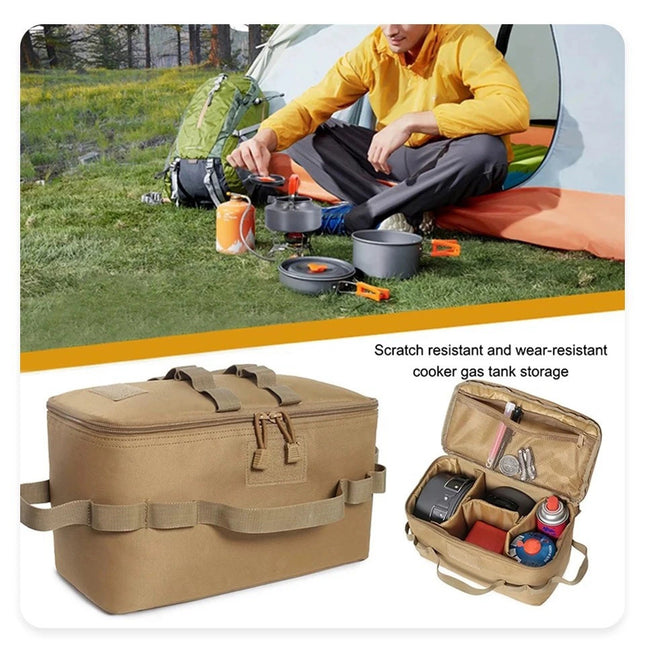 [Low Price Big Sale] Outdoor Camping Style Tableware Cooking Tool Cosmetics Bag Hiking Travel Sundry Storage Hand
