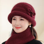Burgundy (separate hat) / One size fits all elastic