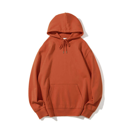 Japanese-Style Simple Sweatshirt 300g Heavyweight Healthy Fabric Hoodie Matcha Green Avocado Green Brightening Loose Top