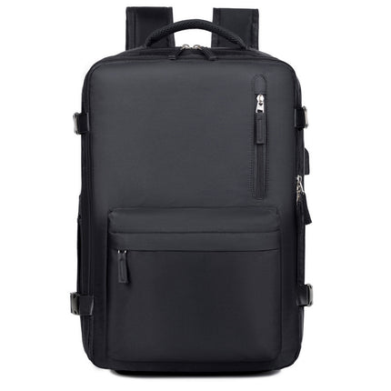 Cross-Border Simple Large-Capacity Business Commuter Backpack High-End Backpack Men's Travel Bag Multi-Functional Computer