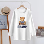 White# CHAMP Plush Bear / M