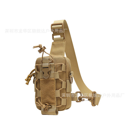 Outdoor Sports Water Bottle Mobile Phone Cross-Body Bag Military Fan Strap Cross-Body Small Mobile Phone Water Cup Waist Bag Cross-Body Small Backpack