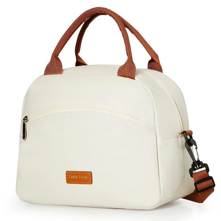 Factory direct supply lunch box bag lunch bag handbag waterproof oil-proof office worker hand carrying large capacity lunch bag
