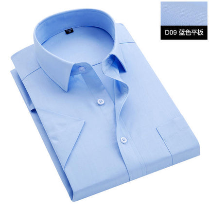 Large Size Men's Shirt Striped Business Casual All-match Easy-to-manage Cardigan Top Long-sleeved Plus-sized Shirt for Men