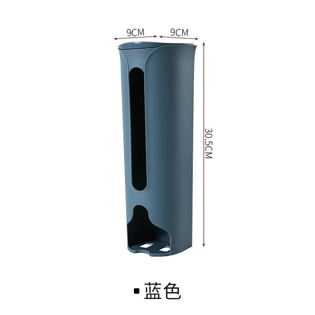 Garbage bag storage box kitchen storage plastic bag collector wall-mounted convenient bag withdrawal type