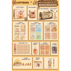 (grades 1-3) kapibala dream building model [kapibala suitcase + kapibala decompression pen bag]