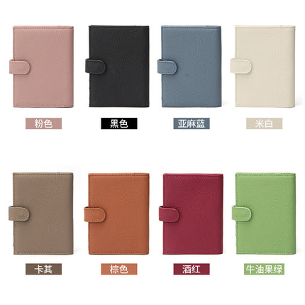 Foreign Trade Genuine Leather Passport Holder, Unisex, Ultra-Thin Rfid Multifunctional Full Leather Wallet, Ticket Holder, Passport Document Holder