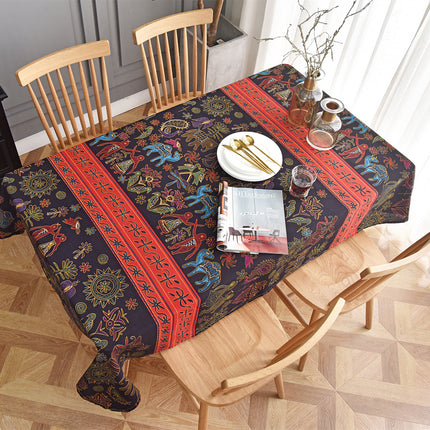Hemp Cotton Digital Printing Fabric Printing Cotton and Linen Clothing Fabric Vintage Handmade DIY Tablecloth Patchwork Southeast Asia