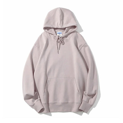 Men's autumn AG300g health cloth solid color hooded vests men's cross-border fashion brand men's coat printing wholesale