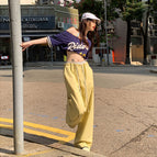 Egg yellow trousers / XS