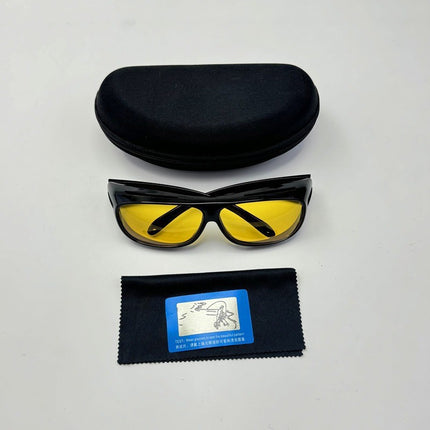 Anti-Uv, Windproof, Labor Protection Glasses, Anti-Splash, Anti-High Beam, High-Definition Polarized Night Vision Goggles, Driver's Sunglasses