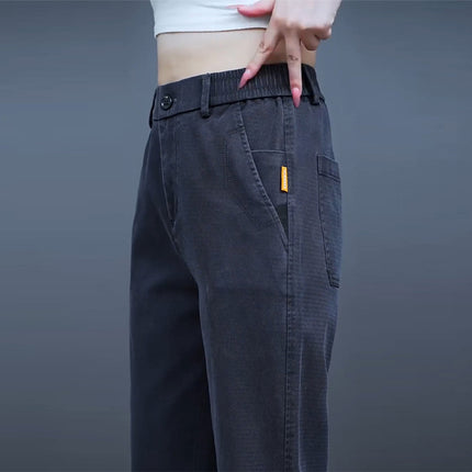 Lyocell Tencel Casual Pants for Men, New Summer Thin Straight-Leg Drapey Wide-Leg Pants, Loose Sports Ice Silk Long Pants