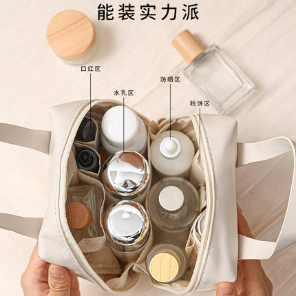 Travel portable cosmetic bag large capacity high-end feeling ins style high-value shell portable storage bag a batch