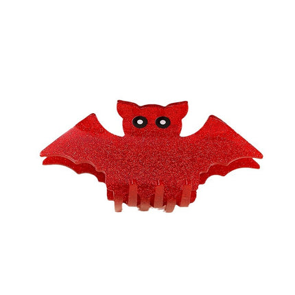 Factory Wholesale Halloween Series Bat Quirky Hair Clips Bat Wings Hairpins for Half-Up Hairstyles