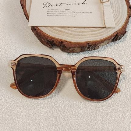 Champagne Color Sunglasses UV-resistant Sunglasses 2025 New Cross-border Trendy Men's and Women's Sunglasses