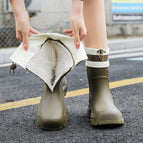 867 green fixed velvet waterproof bunch [take two sizes up] / 36
