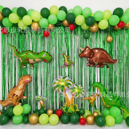 Cross-border Amazon new hot Jurassic theme dinosaur balloon team decoration a generation of balloon suit