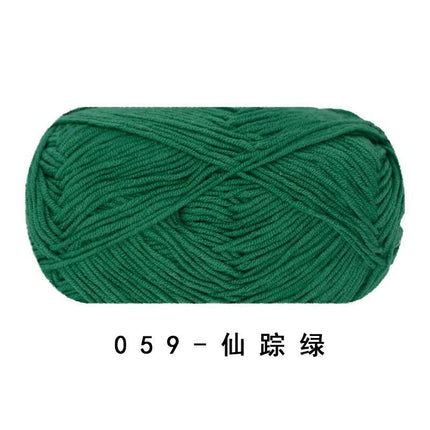 Ruyi Bird Four-Strand Combed Milk Cotton Wool Ball DIY Handmade Crochet Thin Thread Doll Wholesale Wool Ball