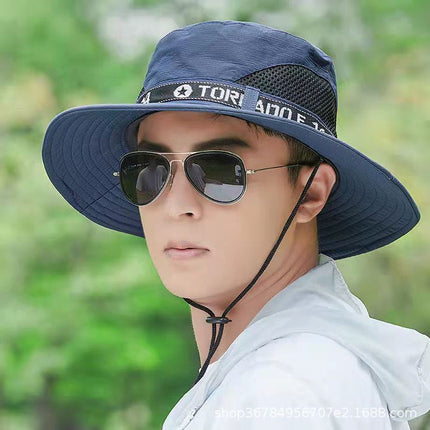 Fishing hat men's sun protection sun hat mountaineering hat men's summer UV protection sun hat summer fisherman hat