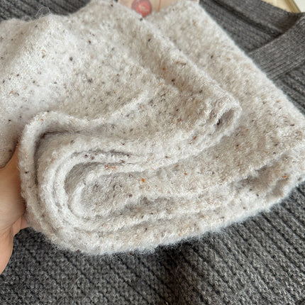 Winter Magic ~ Wool Circle Yarn Colorful Dot Scarf Small Fresh All-match Sweet Autumn and Winter Warm Scarf