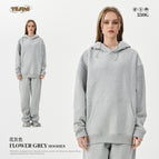 melange gray-Hoodie Sweatshirt / S
